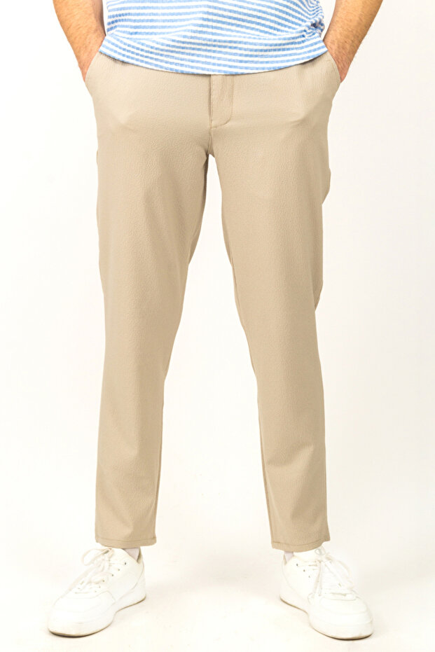 بنطال رياضي بنمط أساسي مع خصر مطاطي - 2