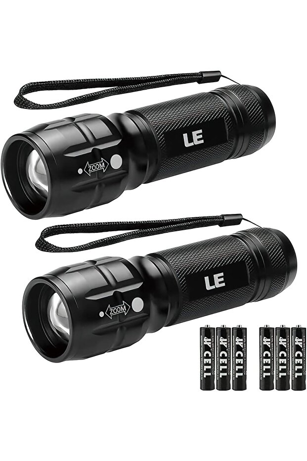 LED Torch, Battery Operated Flashlight, Super Bright, Pocket Size Handheld, Lightweight, Suit