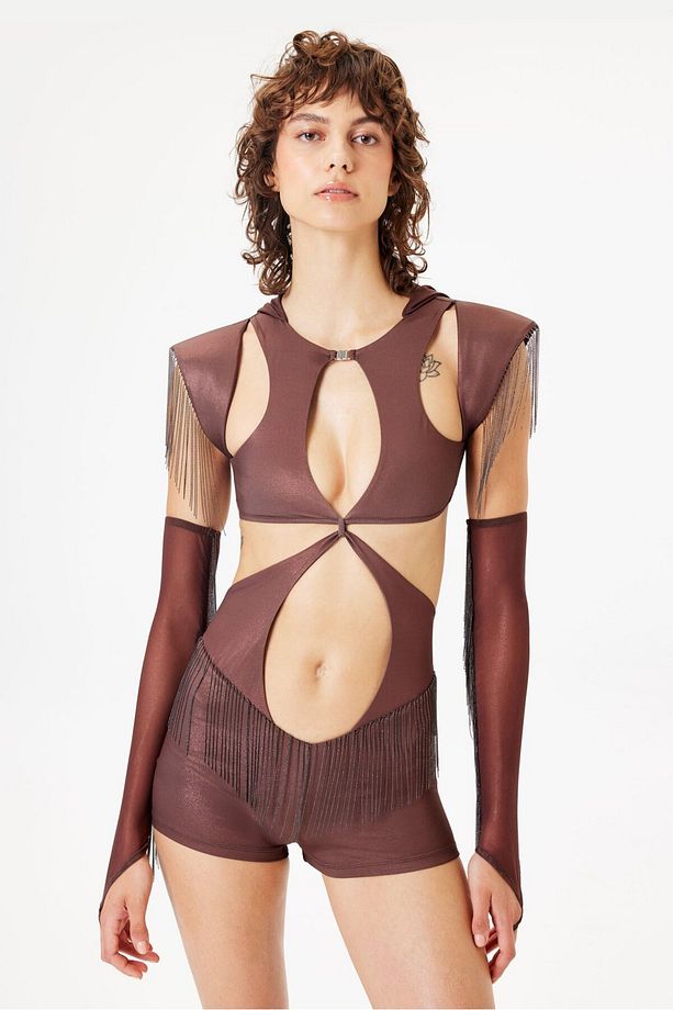 Artemis Playsuit - Kahverengi - 4