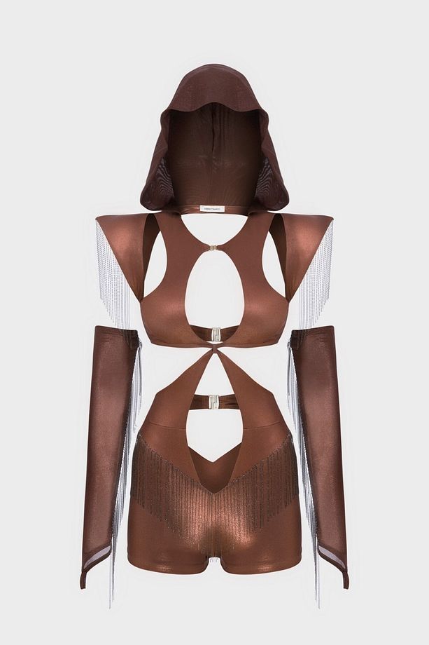 Artemis Playsuit - Kahverengi - 8
