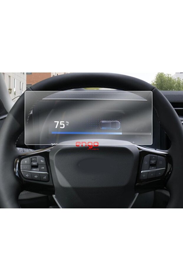 شاشة Ford Puma Gen‑E مقاس 12.8 بوصة غير لامعة ومؤشر رقمي
