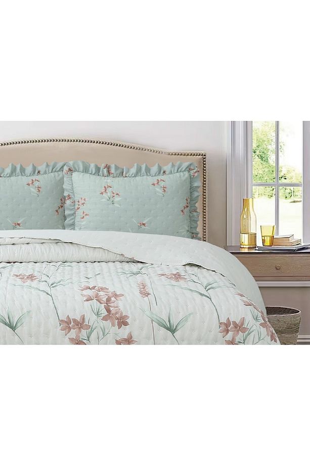 Breeze Fırfırlı Çift Kişilik Yatak Örtüsü Seti - 260x240 cm - 3
