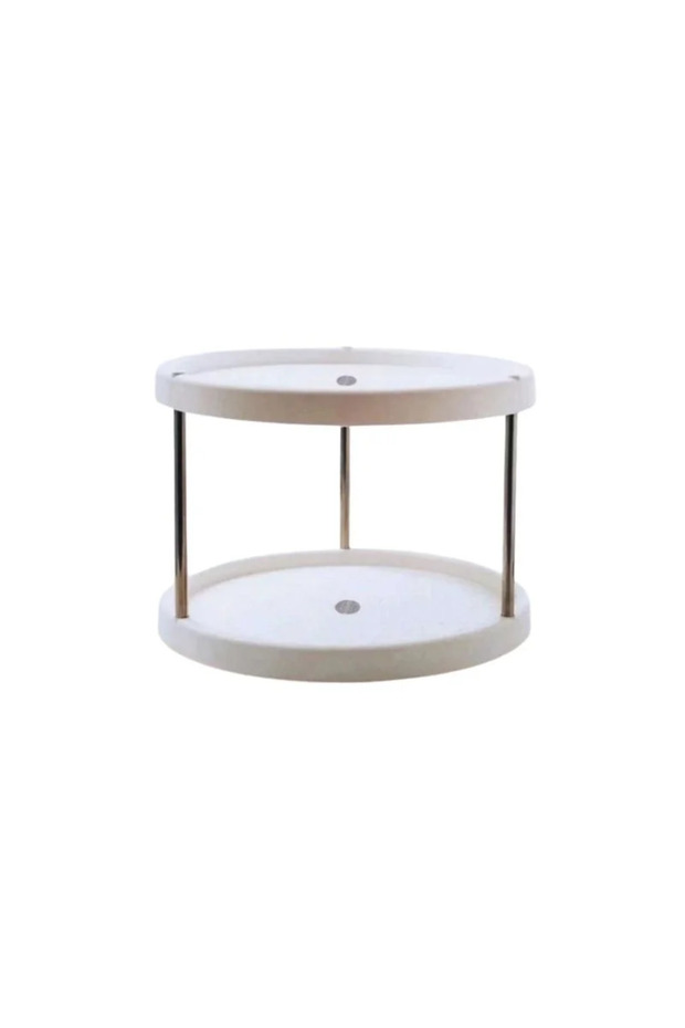 Rotating kitchen organizer 2 levels - 1