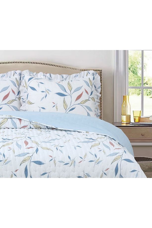 Breeze Fırfırlı Çift Kişilik Yatak Örtüsü Seti - 260x240 cm - 3