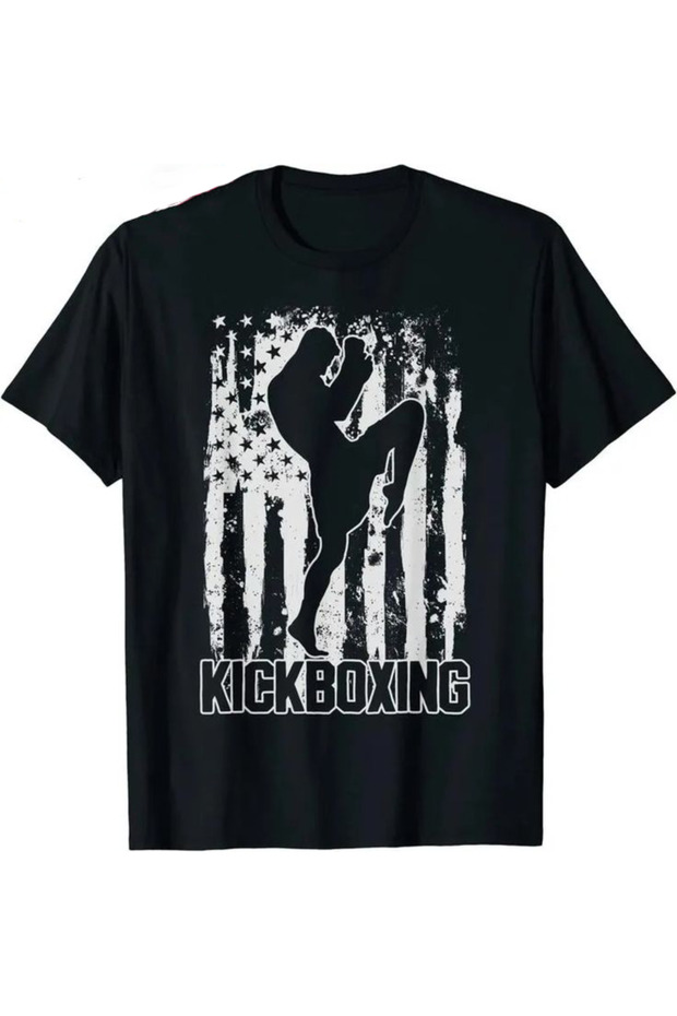 Kick-Box Printed Cotton Short Sleeve Youth and Children's Tshirt