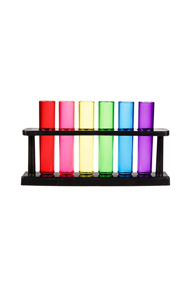 Shots in colored test tubes - 5