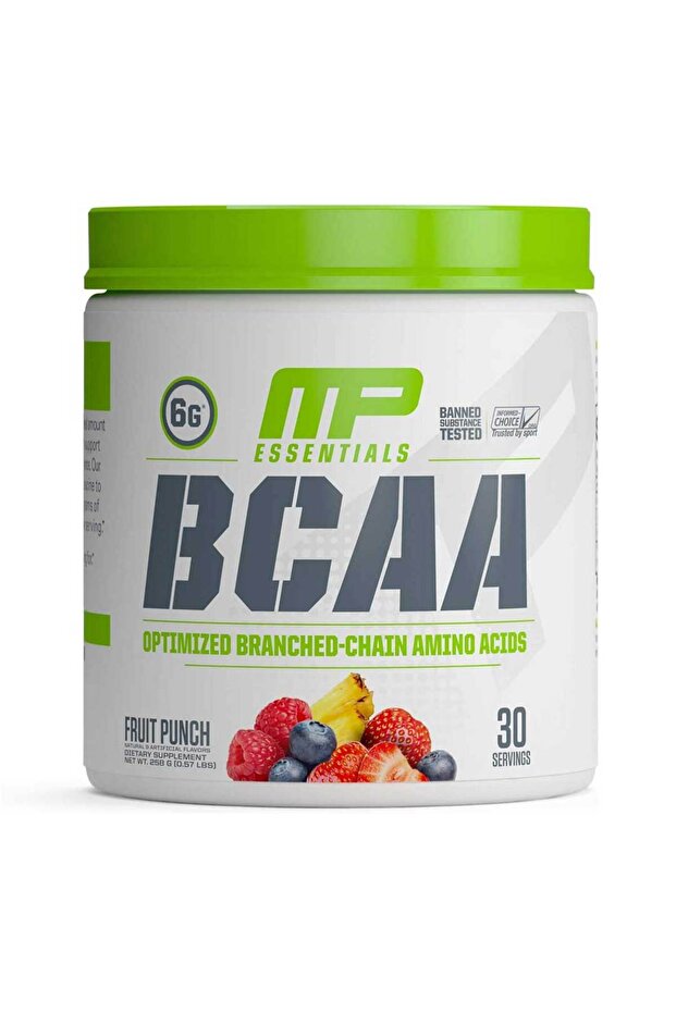 MusclePharm Essentials BCAA, Fruit Punch, 30