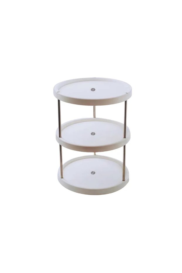 Rotating kitchen organizer 3 levels