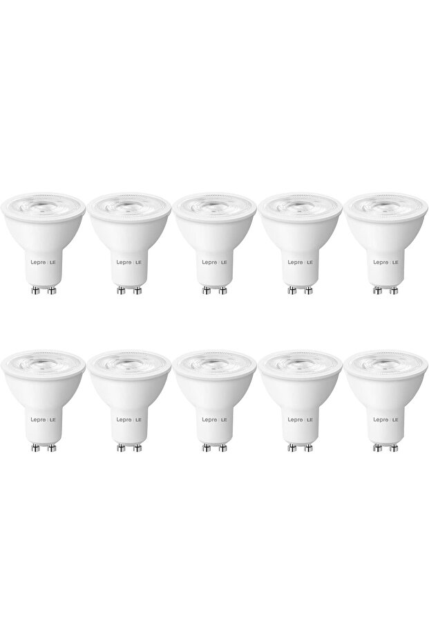 GU10 LED Bulbs, Daylight White 6500K, 38° Narrow Beam Spot Light, 4W 345lm Energy Saving Ligh