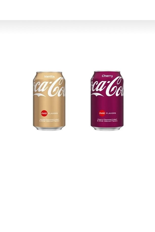 Coca Cola Vanılla & Coca Cola Cherry 330 ml 2 adet - 1