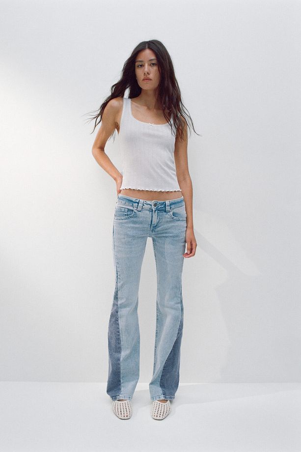Flared Low Jeans - 1