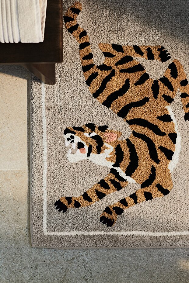 Pamuklu Banyo Paspası - 1