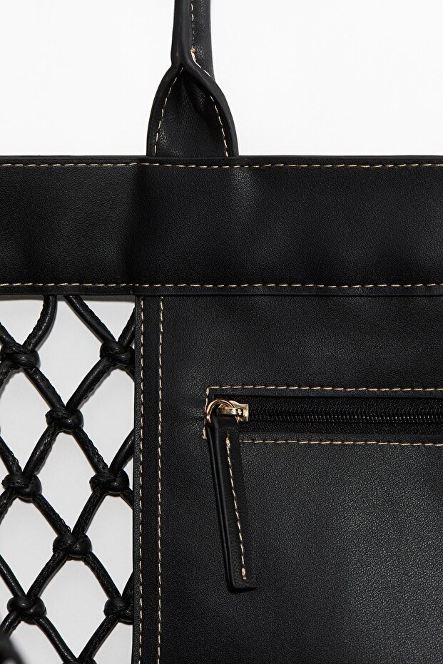 Düğümlü Shopper Çanta - 4