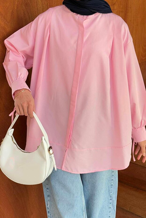 Cuff Tunic Pink - 2