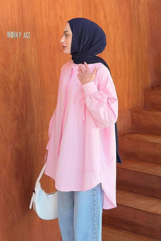 Cuff Tunic Pink - 3