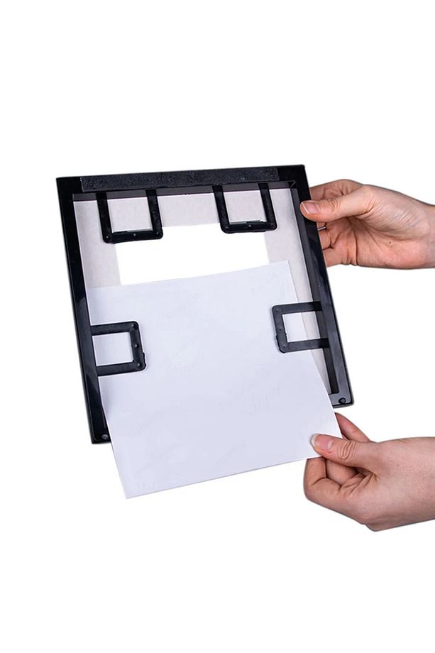 Sök Tak Kare Çerçeve Siyah Kendinden Resimli Ve Yapışkanlı Pilli Sarı Aplik Lamba 4 Li Set 21x21 - 6