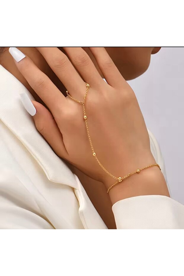 Dorika Topcuklu Gold Şahmeran Simple, Stylish and Elegant, Guaranteed Not to Tarnish
