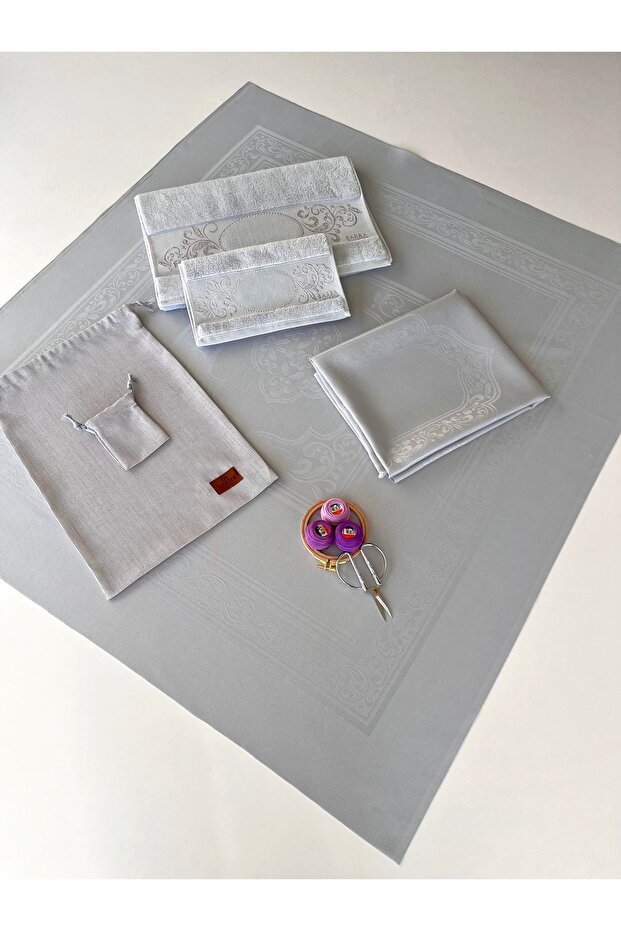 مجموعة زفاف قابلة للتشكيل مكونة من 6 قطع - رمادي - 2