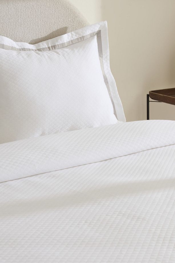 White Collection Doris %100 Pamuk Çift Kişilik Yatak Örtüsü Takımı Gri - 5
