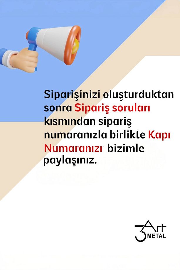 Metal Siyah Lazer Kesim Kapı Numarası Saksılı Tabela | Modern Vidalı Dış Kapı Numaratör Dekorasyon - 5