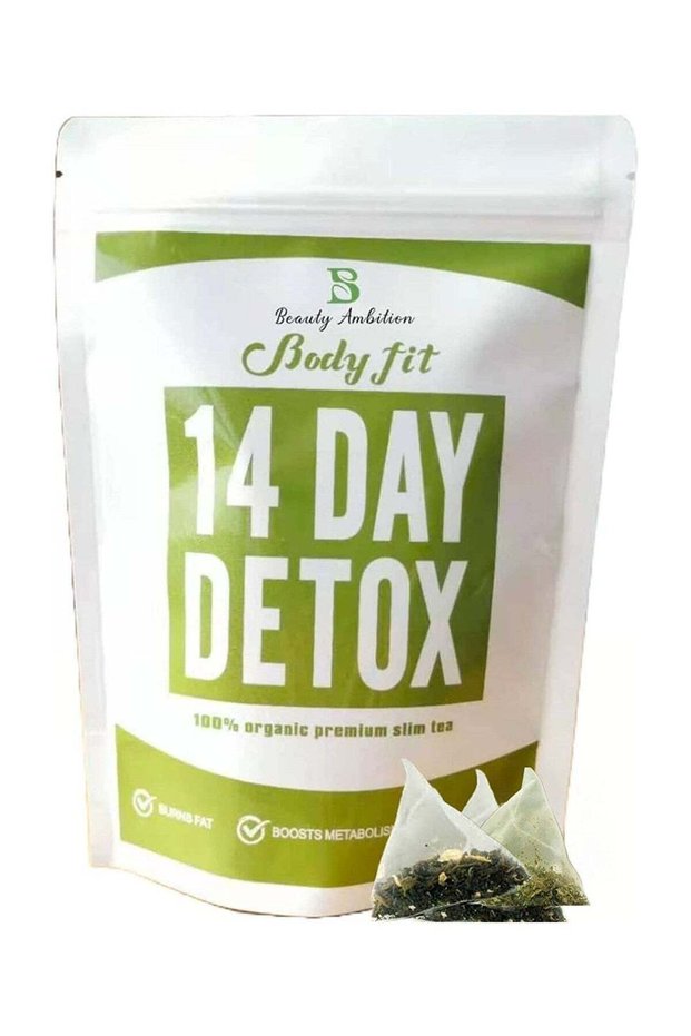 Body Fit 14 Day Detox Herbal Tea For Weight Loss, Diet Tea Bags, Green Tea By Top Choice