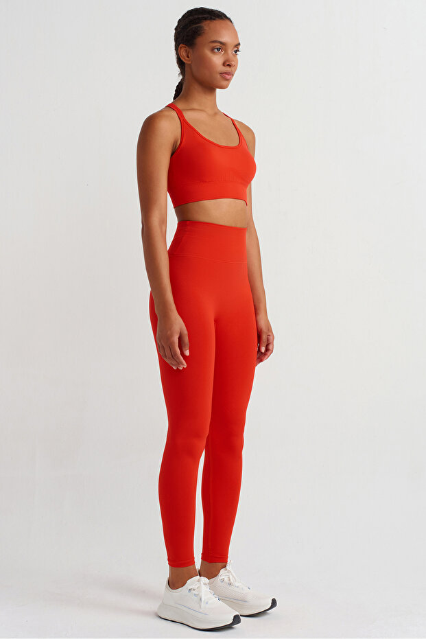 Push Up Tayt Ateş Kırmızı - 4