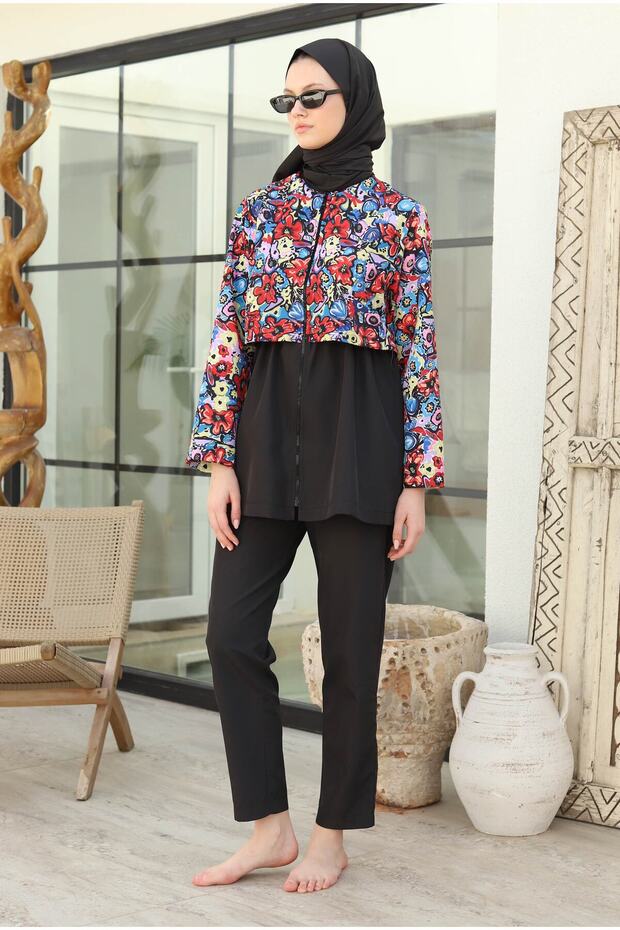 Modest Mayo Pantolon Siyah - 1