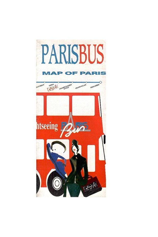 Parisbus Map Of Paris (Harita Map)