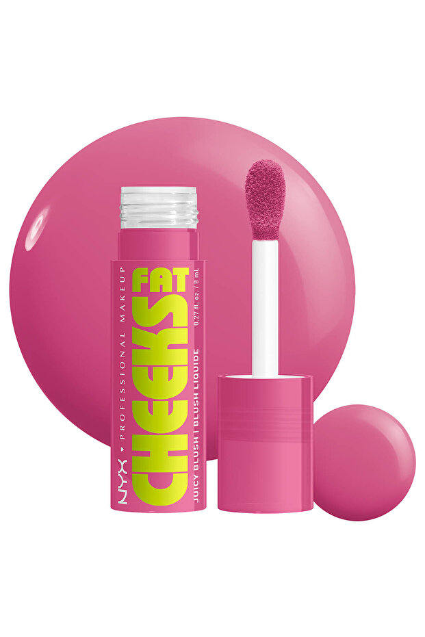 Fat Cheeks Juicy&Liquid Blush, 12 HR Wear, Product Doesnt Fade, Plum Pop