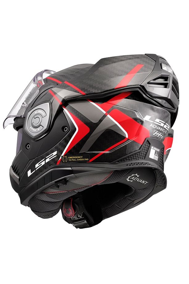 Advant X Karbon Future Iı Kırmızı Kask - 7