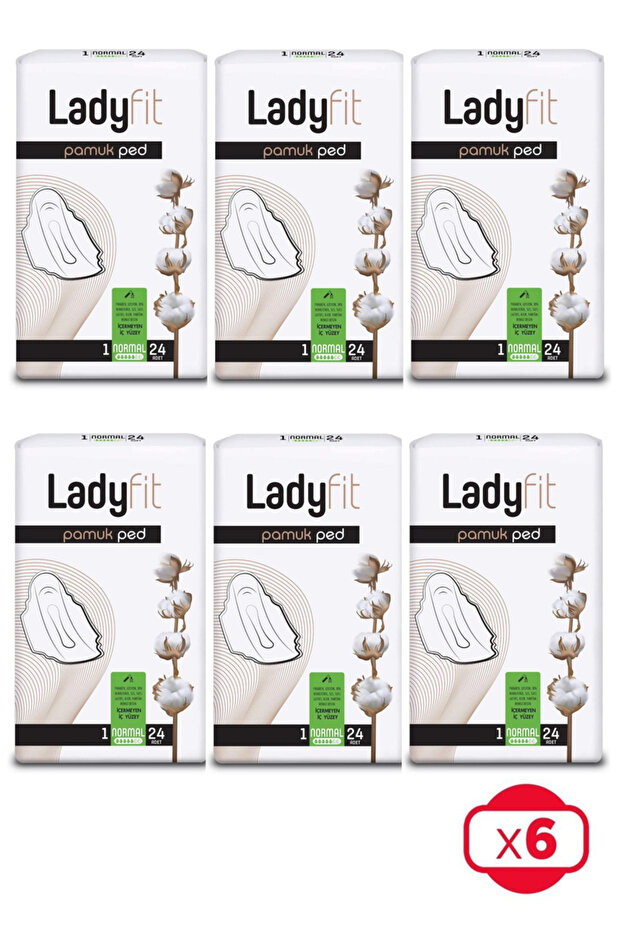 Cotton Pad Normal 24 X6 Pack (144 Pieces)