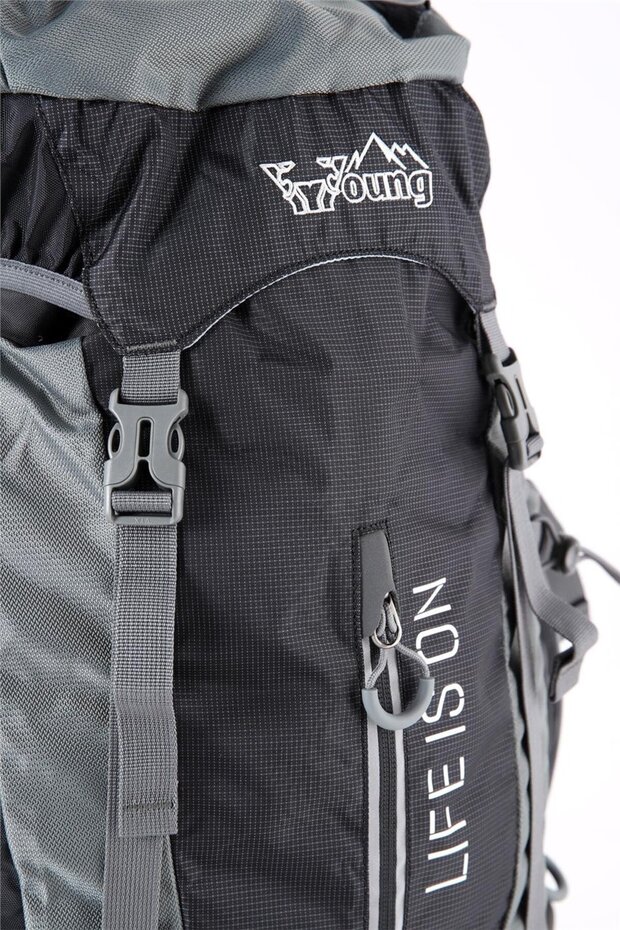 حقيبة ظهر YOUNG 55 LT لتسلق الجبال مع جهاز دعم USB - 5