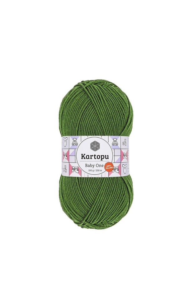 5 Pieces Baby One 100% Anti-Pilling Baby Thread K1391 Green
