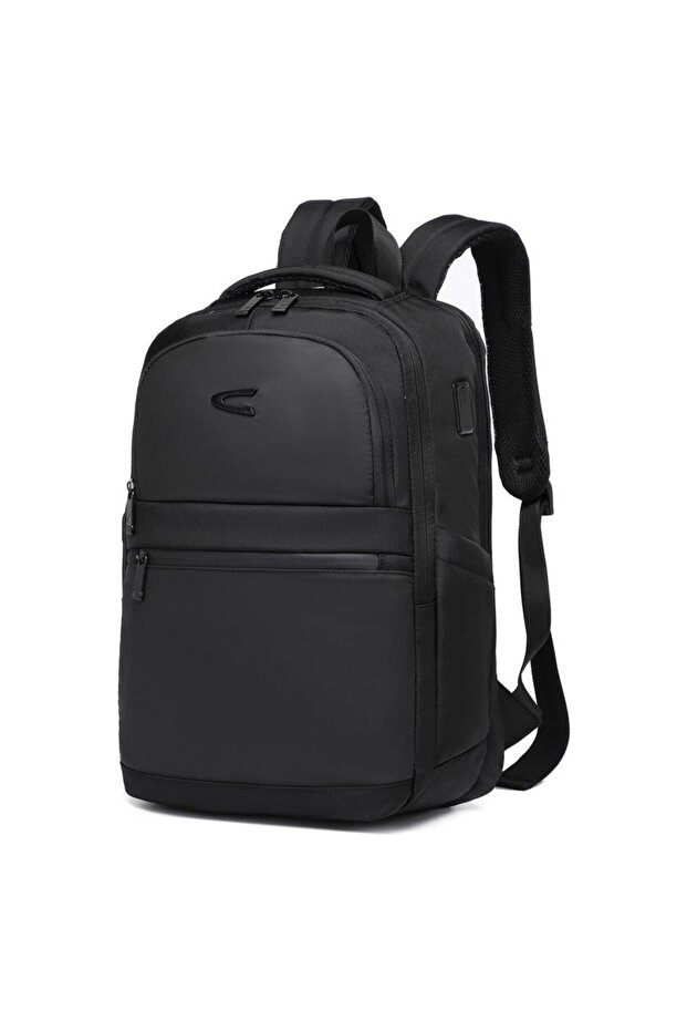 حقيبة ظهر C-Active من قماش أكسفورد للأعمال مع حجرة للكمبيوتر المحمول ومنفذ USB