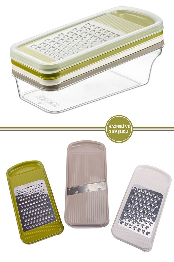 Sharpio Pro Rende Seti – 3 Başlık Ve Hazneli Kapaklı Tasarım - 6