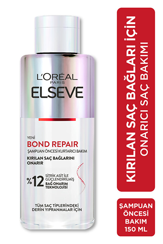 Bond Repair Tüm Yıpranmalar için Saç Bağlarını Yeniden Oluşturan Şampuan Öncesi Kurtarıcı Bakım200ML - 1