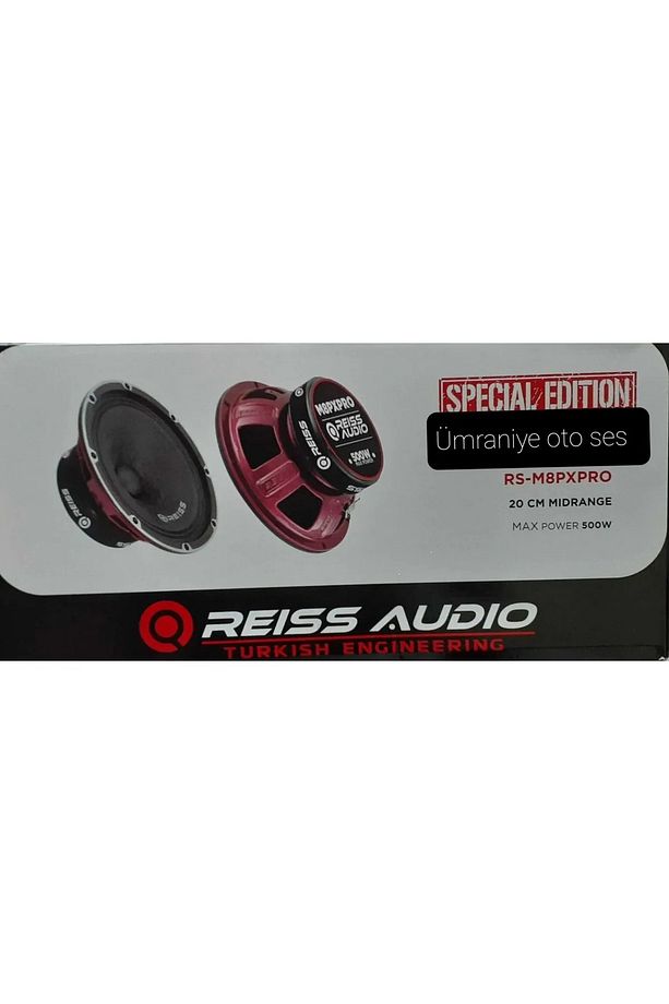 Audıo Rs-m8pro 500watt 200 Rms 20cm Mıdrange Net Sess - 2