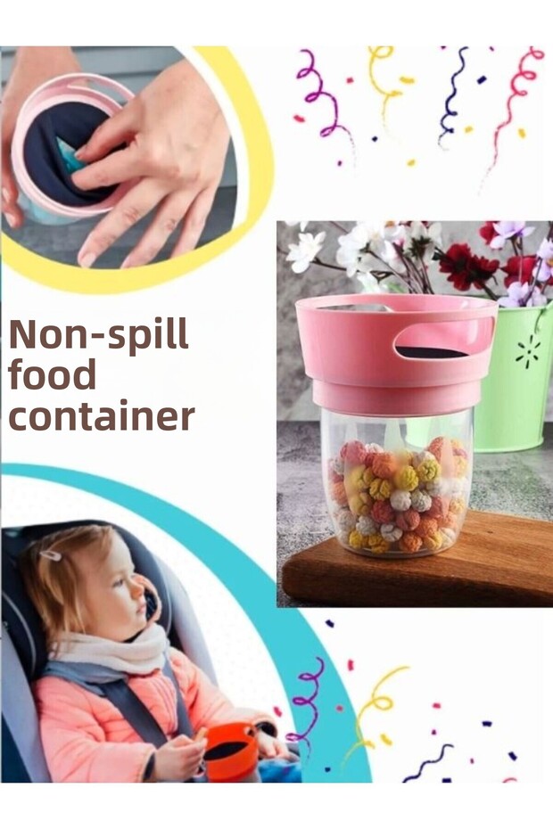 Non-Spill Plate Plate for Baby and Food - Snack Container