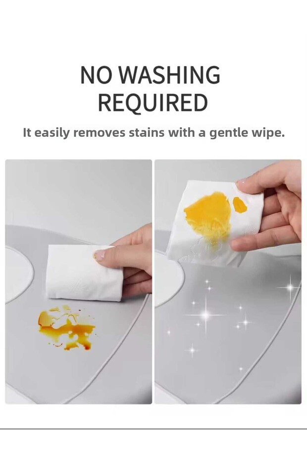 مريلة أطفال من السيليكون ذات نوعية جيدة - 5