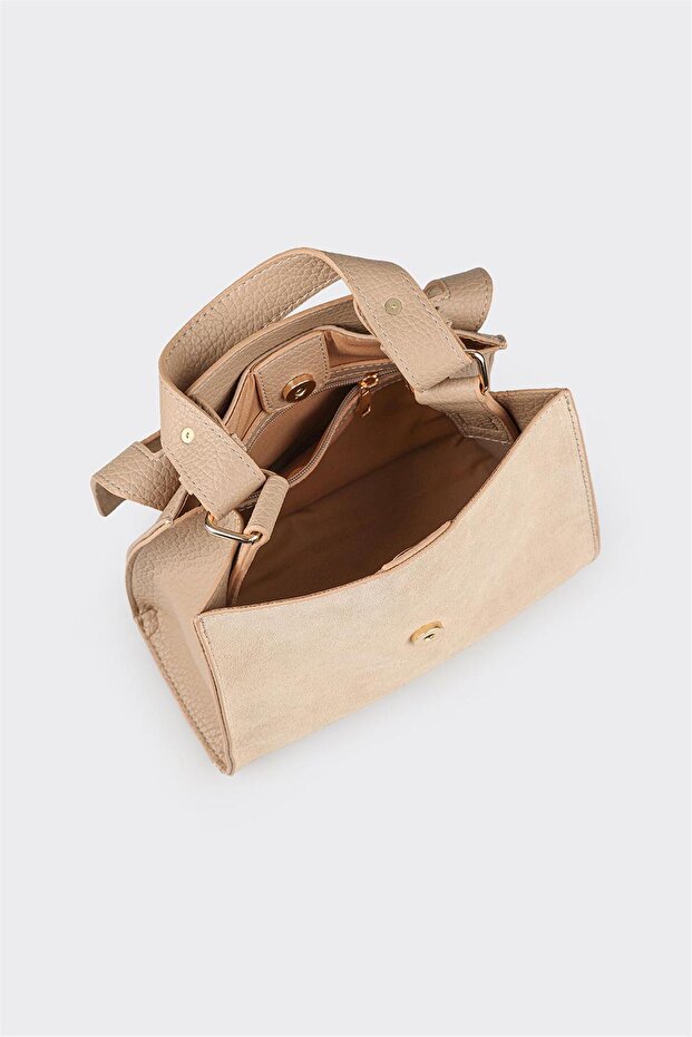 Bej Kadın El Çantası - 4