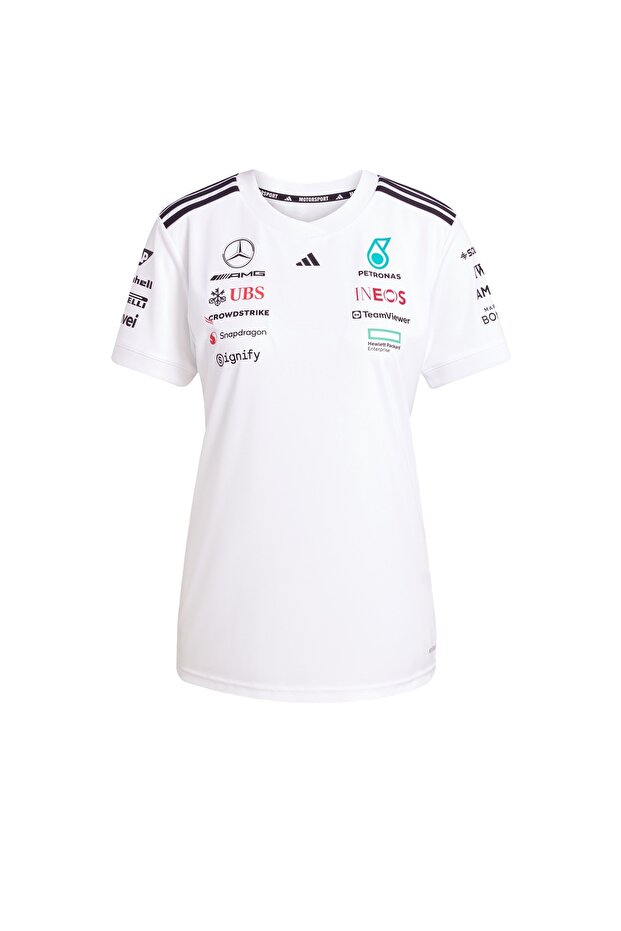 Mercedes - AMG Petronas Formula One Team White Driver Tişört - 8