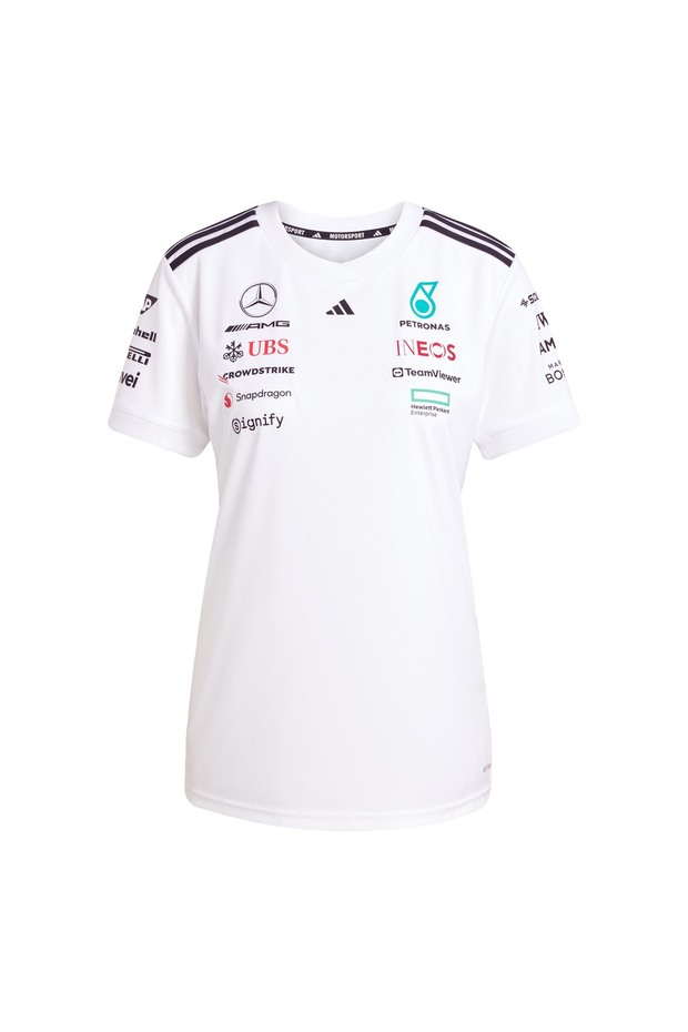 Mercedes - AMG Petronas Formula One Team White Driver Tişört - 7
