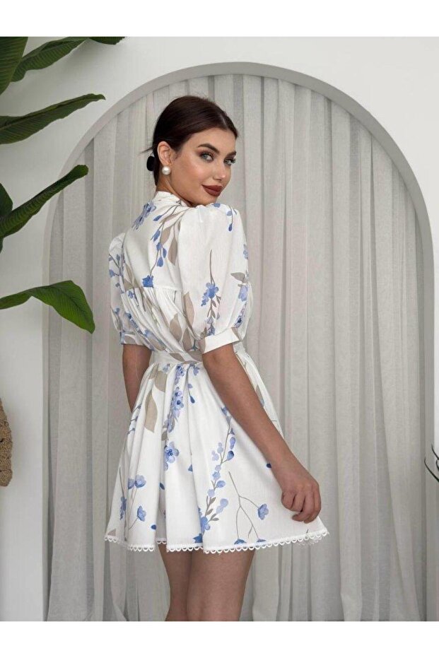 Рокля с колан - 5