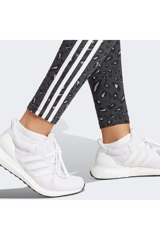 Essentials 3-stripes Animal Print Tayt - 5