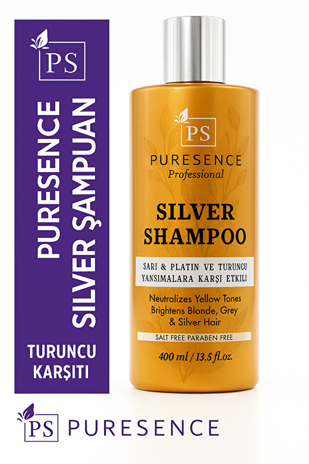 SİLVER ŞAMPUAN TURUNCU KARŞITI 400 ML PURESENCE PROFESSIONAL - 6