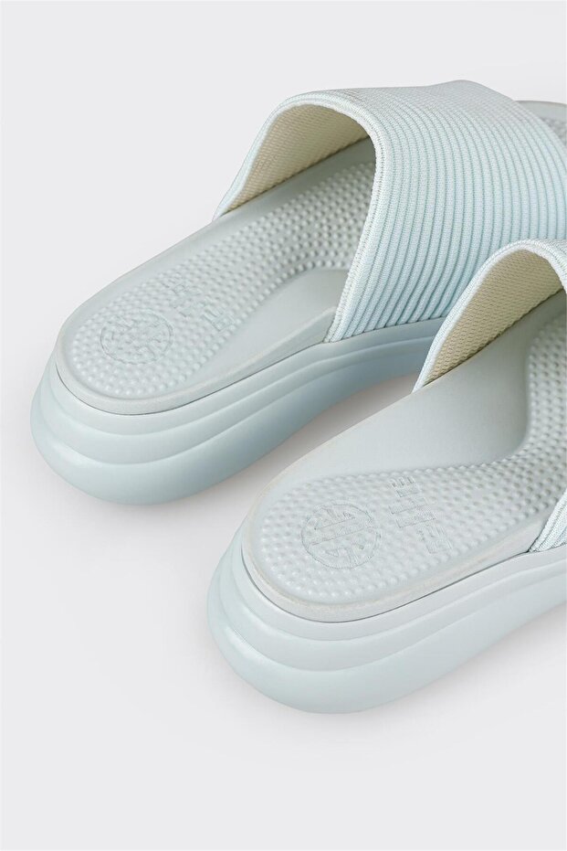 Mavi Kadın Terlik - 5