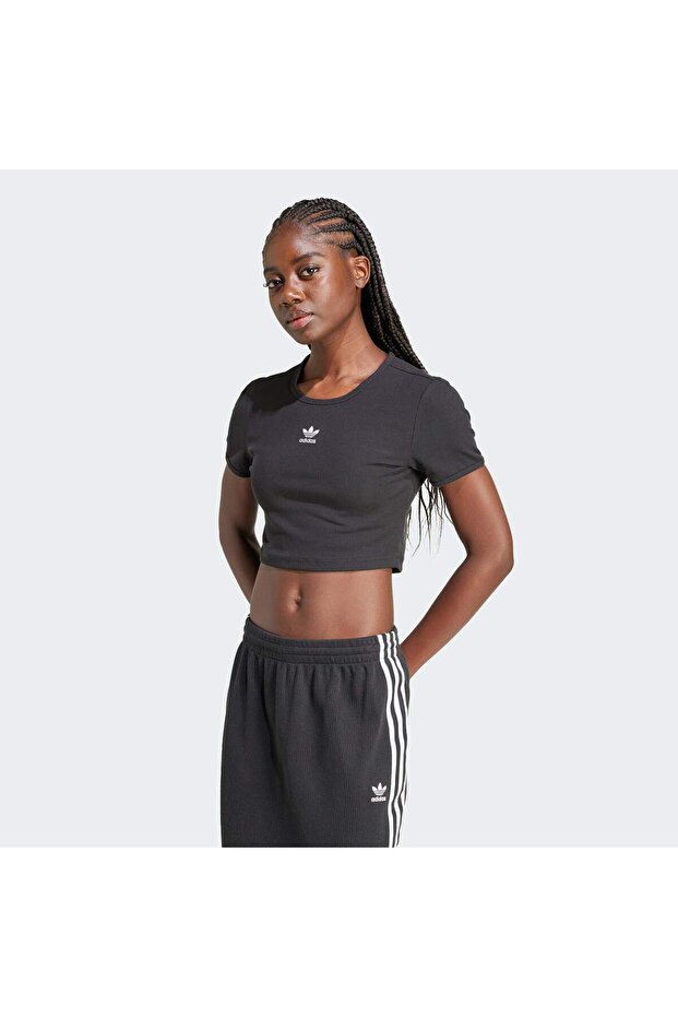 Essentials Ribbed Tişört - 1