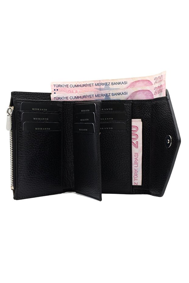 محفظة مغلف من الجلد الطبيعي - 2