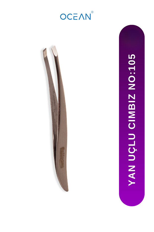 Side Tip Tweezers, Trapezoidal Mouth Solingen Gray Tweezers No:105