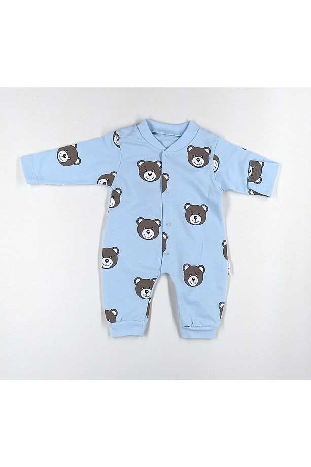 Hobbe Baby Ayıcıklı Tulum 3-6-9 Ay, Yumuşak Dokusu - 4